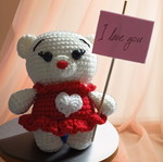 Handmade teddy bear new