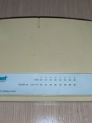 Micronet 8port switch μεταχειρισμένο με μετασχηματιστή
