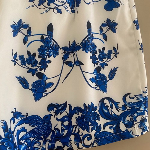 Serendipity shorts used, size medium, white and blue
