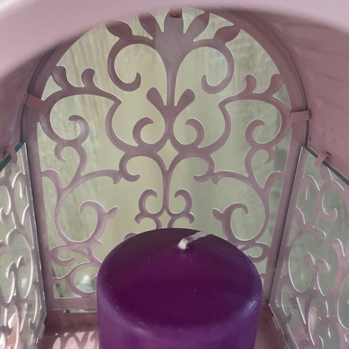 Decorative lantern with candle like new
