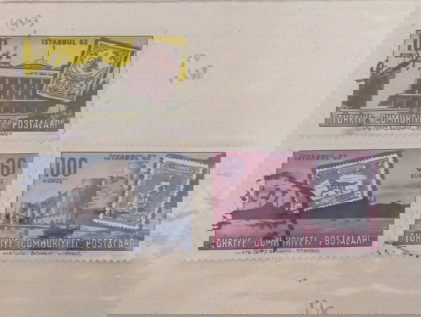 Τουρκία Γραμματόσημα 1963 Istanbul '63 international stamp exhibition stamps on stamps