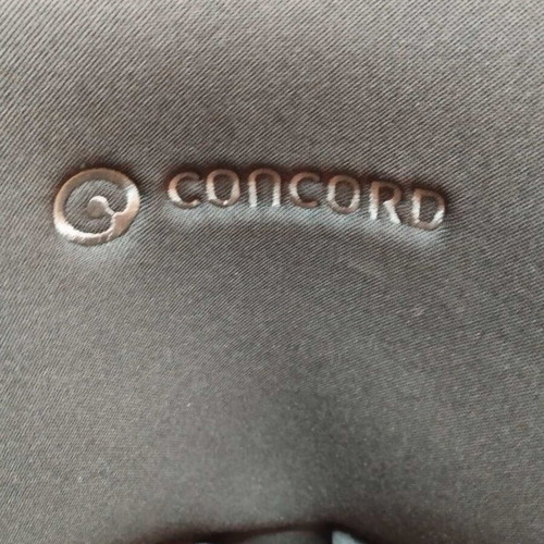 Concord car seat used, sturdy feeding chair