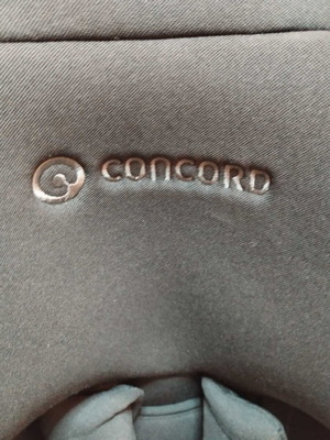 Concord car seat used, sturdy feeding chair