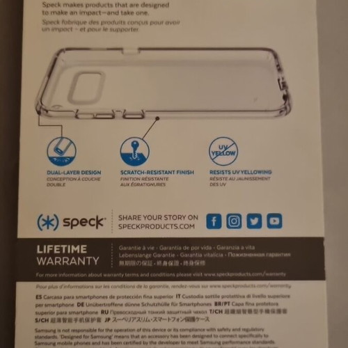 Samsung Galaxy S8+ Plus Speck Presidio Clear case new
