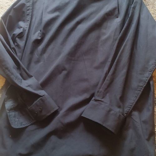 Waveland men's black dress shirt size M like new