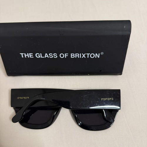 The Glass of Brixton women's sunglasses with black acetate frame and grey lenses BS264 00