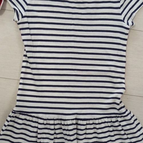 Primark cotton summer dresses for girl up to 7 years like new, blue and red
