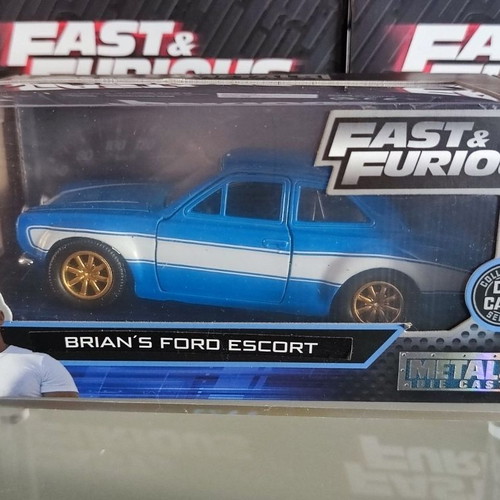 Fast & Furious Brian's Ford Escort metal model 1:32 like new