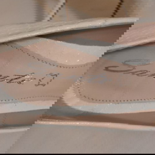 Γόβες Sante δερμάτινες με σχέδιο σαν καινούργιο, μέγεθος 40, άσπρες