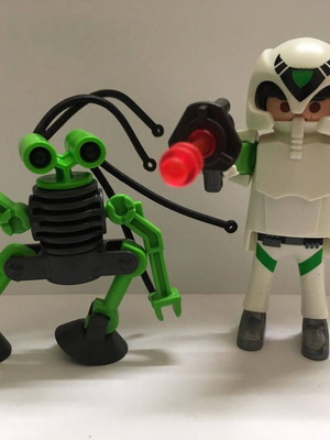 Playmobil No 5241 Astronaut με Spy-Robot Duo μεταχειρισμένο