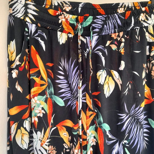 Floral pants Doretta new, one size