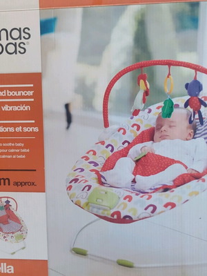 Mamas and papas βρεφική κούνια μεταχειρισμένη, χωρίς τόξο με παιχνίδια