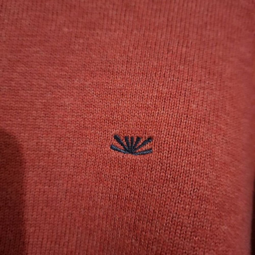 Funky Buddha men's thin sweater like new, orange-red, size L
