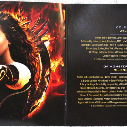 The Hunger Games: Catching Fire CD used, soundtrack album