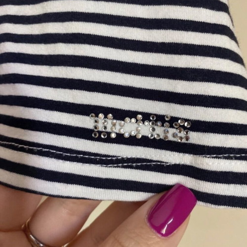 Matis striped top size M/L like new, black and white