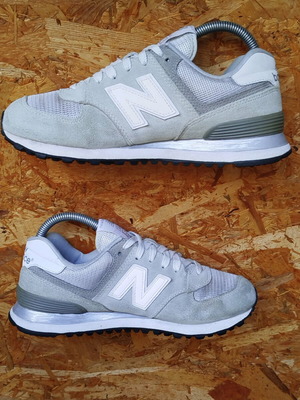New Balance 574 athletic shoes gray like new, size 39