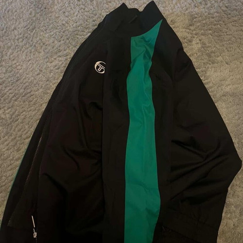 Sergio Tacchini jacket new, size M, black and green