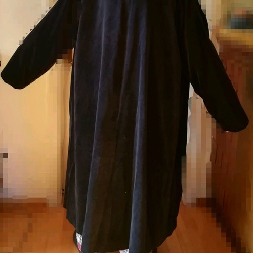 Camomilla velvet oversize coat like new, night blue