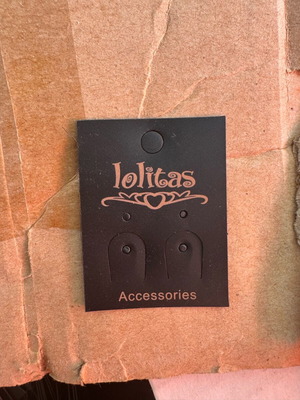 Earring and faux bijoux tags new, pack of 10 thousand