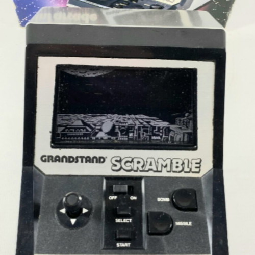 Retro Grandstand Scramble electronic game used, vintage 1982