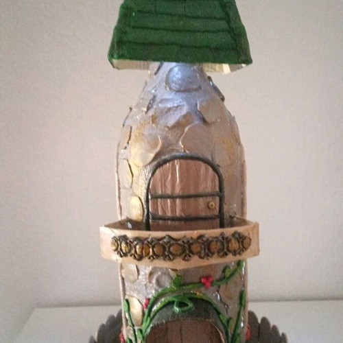 Fairytale house handmade lamp new, decorative fairy tale house