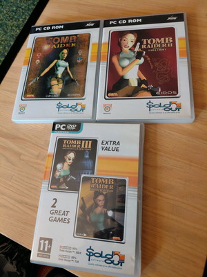 Tomb Raider pack 1/2/3/The Last Revelations used PC versions