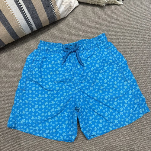 Vilebrequin Boys Blue Turtle Print Swim Shorts Size 10Y 140 cm Like New
