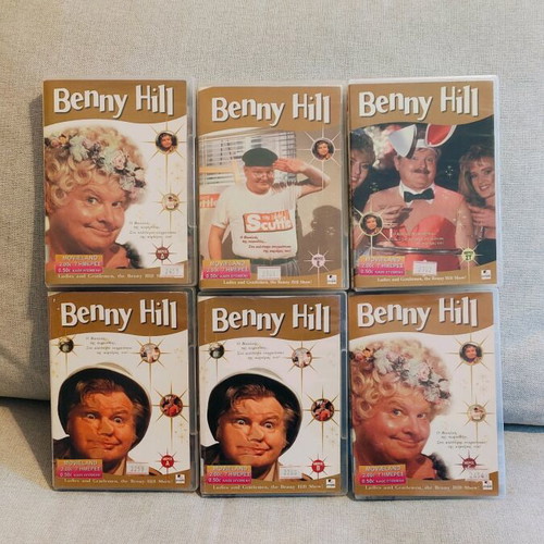 The Benny Hill Show Best Of 6 DVD used, Greek subtitles
