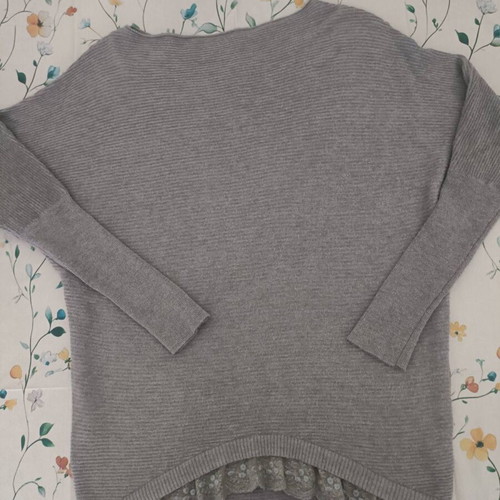 Women's blouse used, gray, size M-L