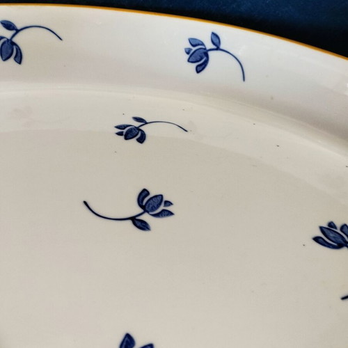 Heat-resistant oval baking dish used, 38x26cm