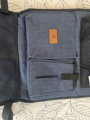 Cangaroo Car Seat Storage Pockets 2 pcs, new, denim color