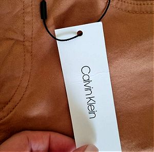 Calvin Klein γυναικείο καφέ τζιν παντελόνι
