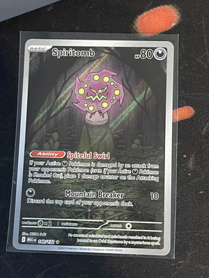Spiritomb Pokemon TCG card like new
