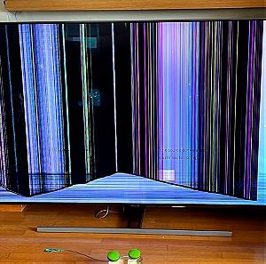 Τηλεόραση 75 ιντσών Samsung σπασμένη οθόνη