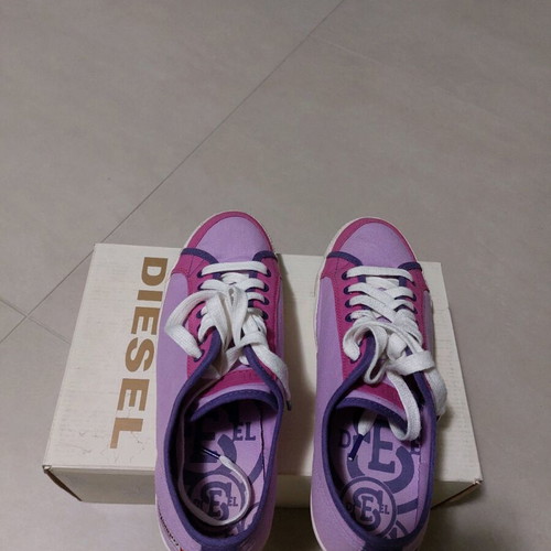 Sneakers Diesel γυναικεία σαν καινούργια, άσπρο και μωβ, μέγεθος 40