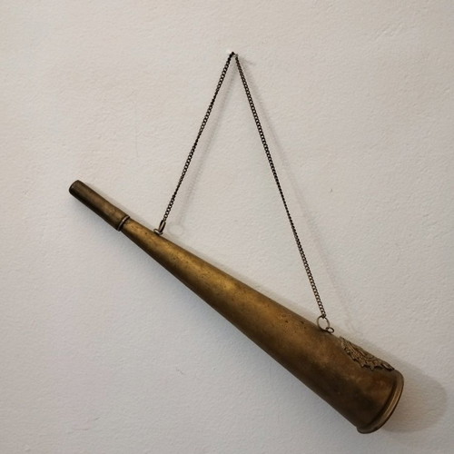 Antique Ontario Regiment horn used, brass from 1940s-1950s