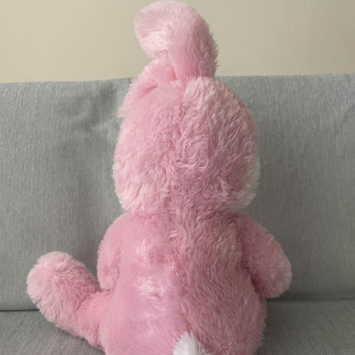 Large pink plush bunny teddy bear