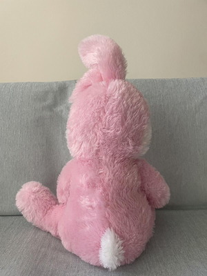 Large pink plush bunny teddy bear