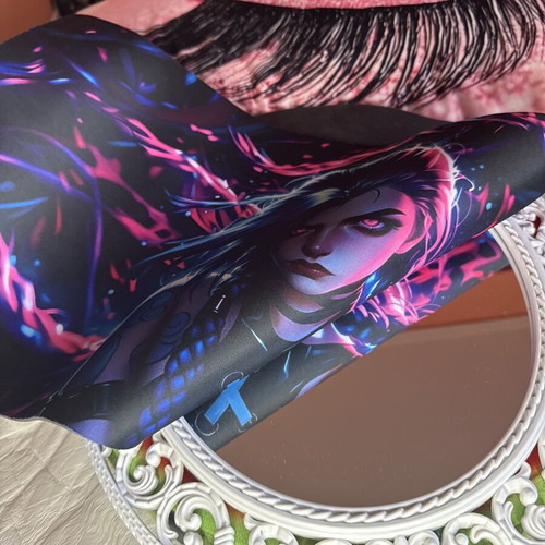 Jinx League of Legends Arcane gaming mousepad like new