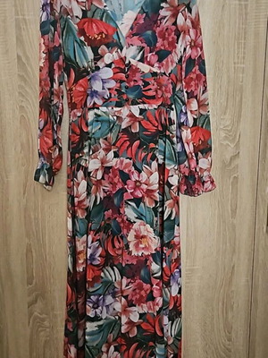 Summer women's dress like new, multicolored, size M