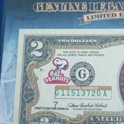 Collectible Disney cartoon paper money new