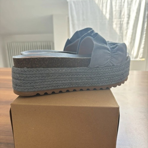 Mods Plus Platform Mules Size 40 New Turquoise