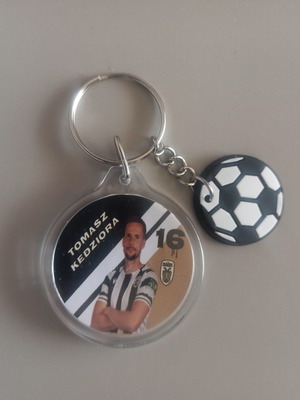 PAOK Tomasz Kedziora round keychain new