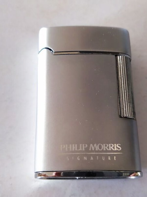 Αναπτήρας Philip Morris μεταλλικός αερίου σαν καινούργιο