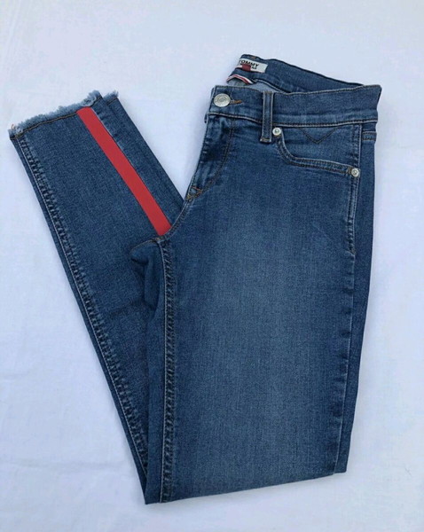 Tommy Hilfiger Nora skinny jeans μέγεθος 7/8 μπλε w26, l30