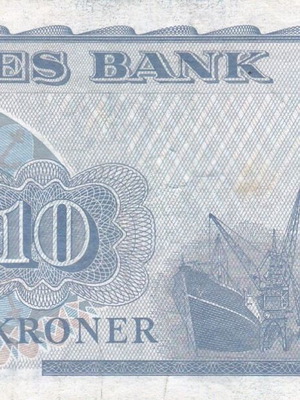 Norwegian banknote used