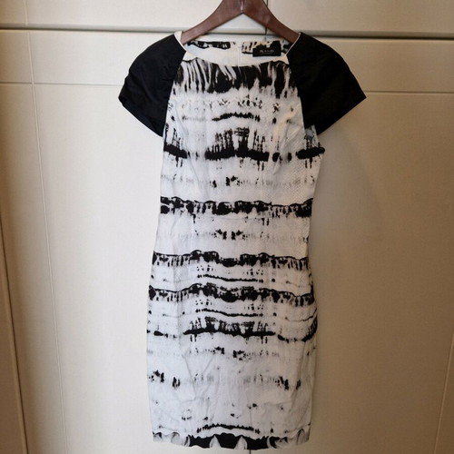 Sand dress used, size Small, black and white