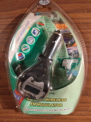 FM transmitter car MP3 USB SD with remote control new