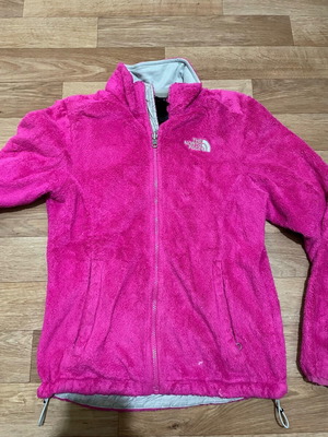 The North Face women's pink Polartec jacket used, size XS