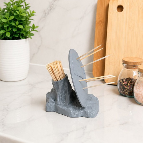 3D Printed Toothpick Holder, decorative and practical